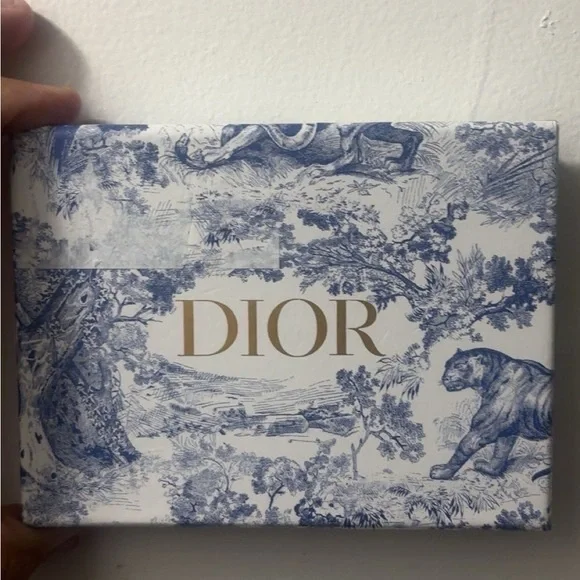 Dior Black and Blue Card Holder